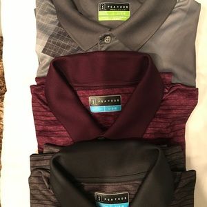 3 PGA Tour Men’s Golf Shirts